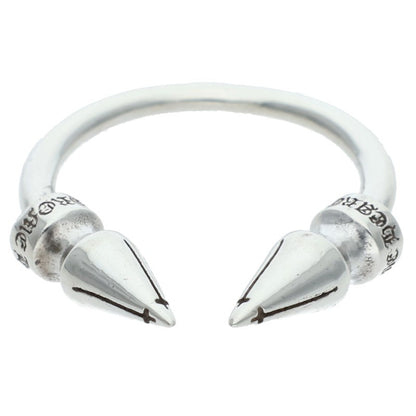 Chrome Hearts Double Spike Ring Silver Ring Size ONE SIZE