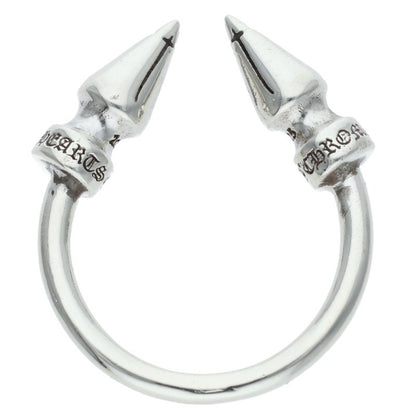Chrome Hearts Double Spike Ring Silver Ring Size ONE SIZE
