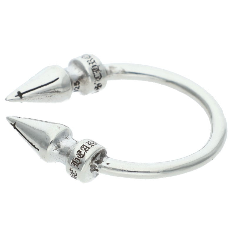 Chrome Hearts Double Spike Ring Silver Ring Size ONE SIZE