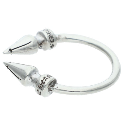 Chrome Hearts Double Spike Ring Silver Ring Size ONE SIZE