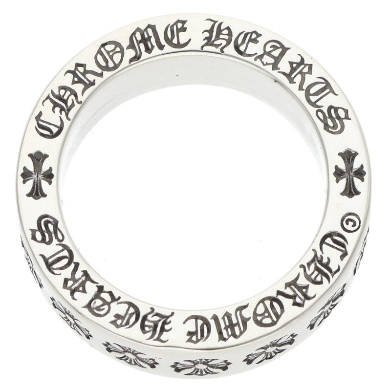 Chrome Hearts 6mm Spacer FUCKYOU Silver Ring Size ONE SIZE