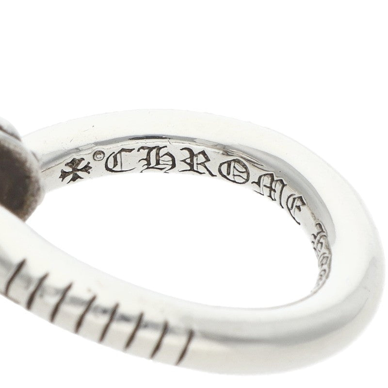 Chrome Hearts Nail Cross Ball Silver Ring Size 7.5