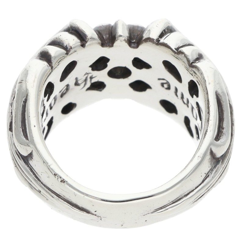 Chrome Hearts K&T Silver Ring Size US 6