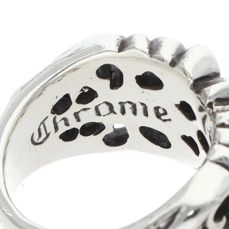 Chrome Hearts K&T Silver Ring Size US 6