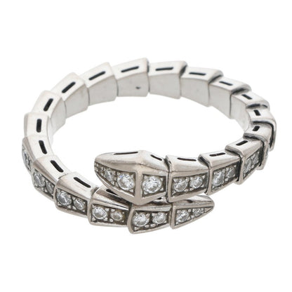BVLGARI Serpenti Viper K18WG Diamond ONE SIZE Earrings Size ONE SIZE