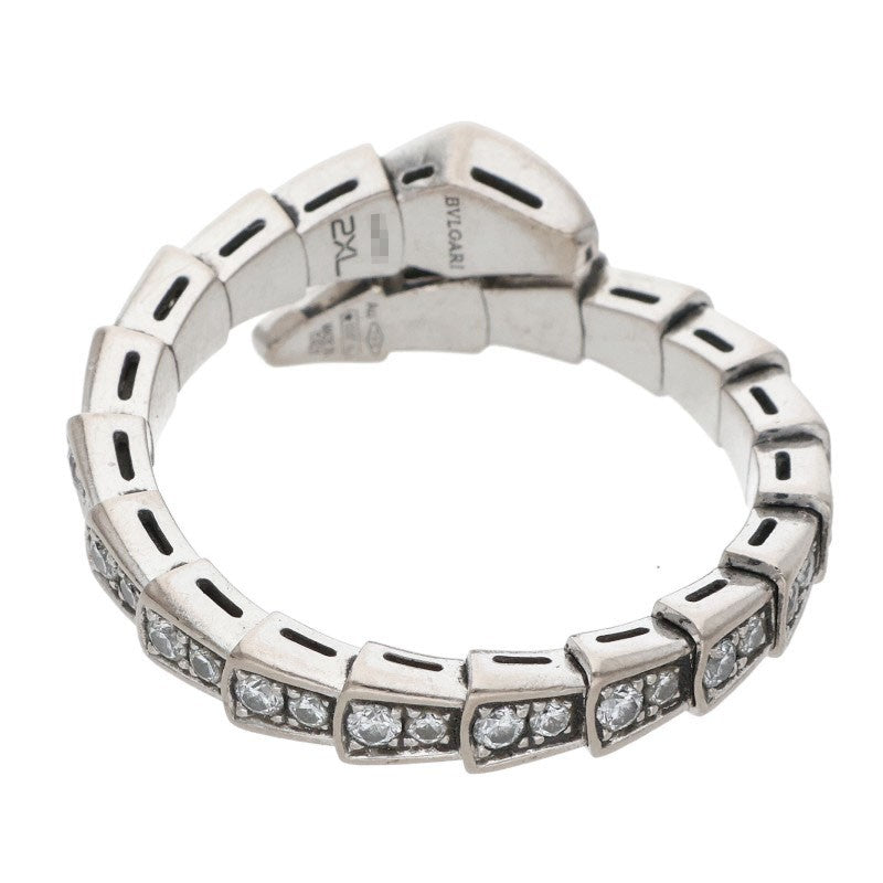 BVLGARI Serpenti Viper K18WG Diamond ONE SIZE Earrings Size ONE SIZE