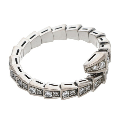 BVLGARI Serpenti Viper K18WG Diamond ONE SIZE Earrings Size ONE SIZE