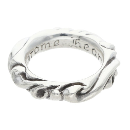 Chrome Hearts Scroll Band Silver Ring Size ONE SIZE