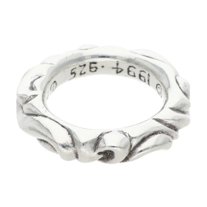 Chrome Hearts Scroll Band Silver Ring Size ONE SIZE