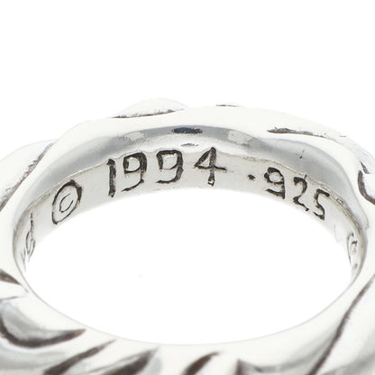 Chrome Hearts Scroll Band Silver Ring Size ONE SIZE
