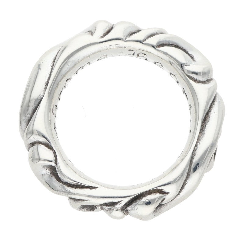 Chrome Hearts Scroll Band Silver Ring Size ONE SIZE