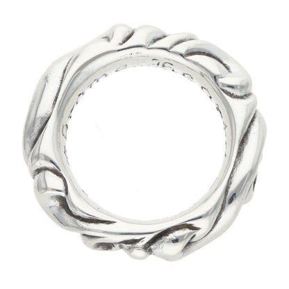 Chrome Hearts Scroll Band Silver Ring Size ONE SIZE