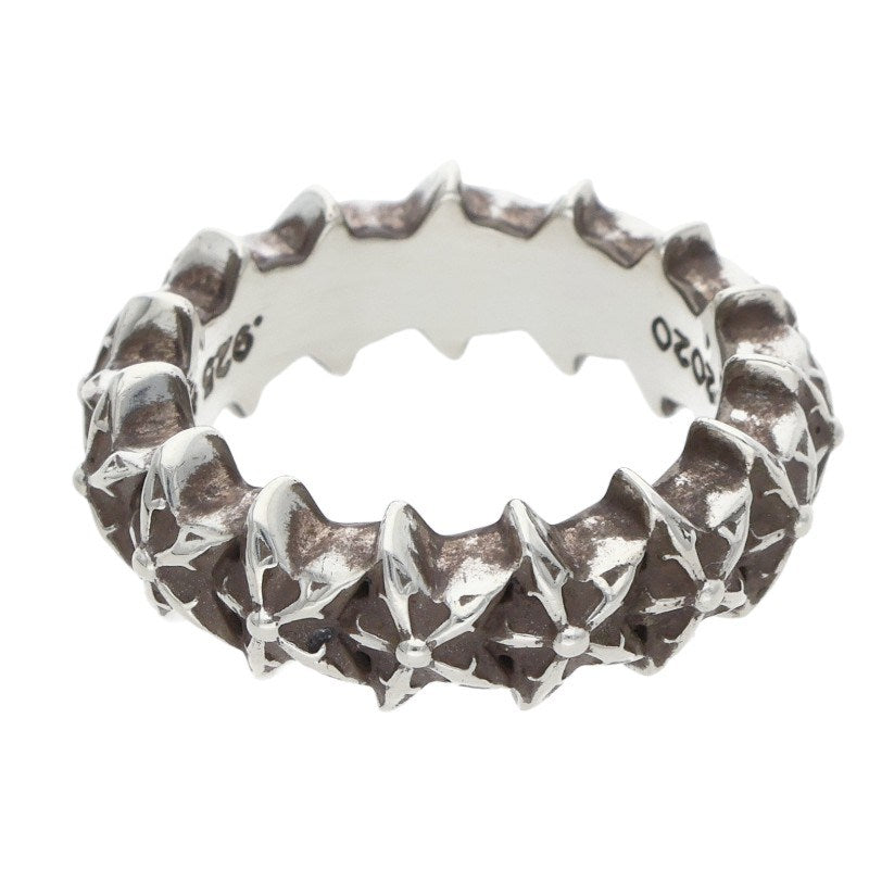 Chrome Hearts TNY STAR BAND Silver Ring Size ONE SIZE