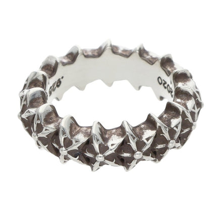 Chrome Hearts TNY STAR BAND Silver Ring Size ONE SIZE