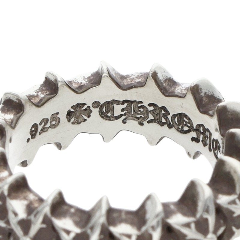 Chrome Hearts TNY STAR BAND Silver Ring Size ONE SIZE
