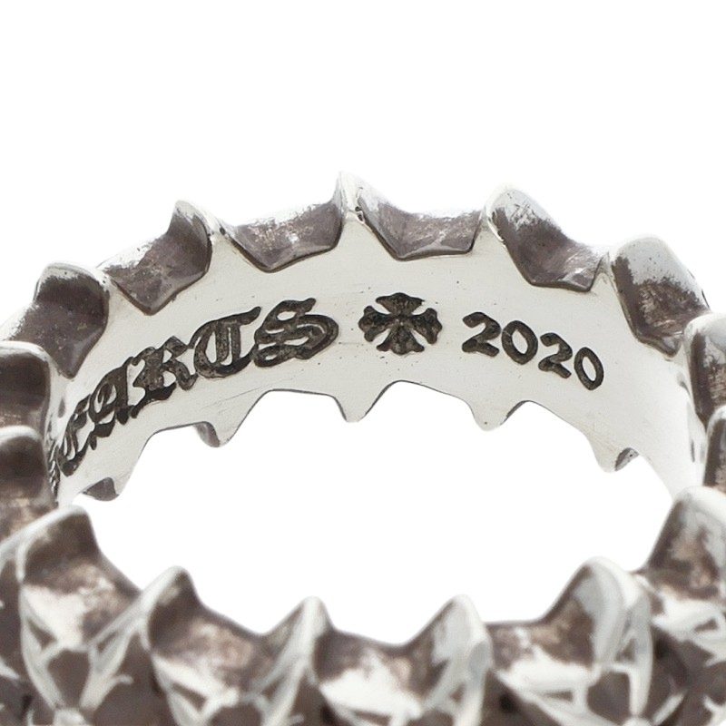 Chrome Hearts TNY STAR BAND Silver Ring Size ONE SIZE