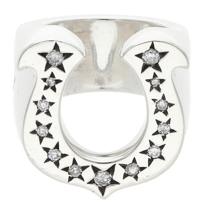 TENDERLOIN T-H.S Horseshoe Diamond Ring Silver Size ONE SIZE