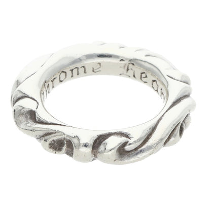 Chrome Hearts SCRL BAND Silver Ring Size ONE SIZE