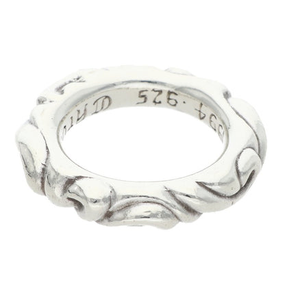 Chrome Hearts SCRL BAND Silver Ring Size ONE SIZE