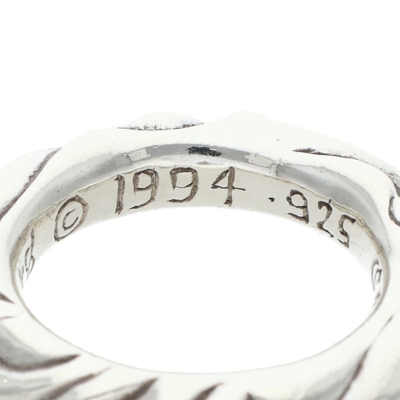Chrome Hearts SCRL BAND Silver Ring Size ONE SIZE