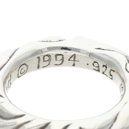Chrome Hearts SCRL BAND Silver Ring Size ONE SIZE