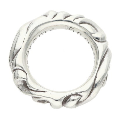 Chrome Hearts SCRL BAND Silver Ring Size ONE SIZE