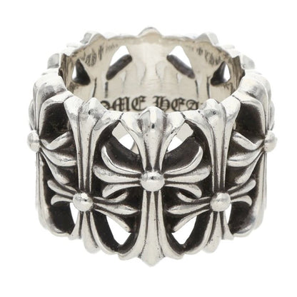 Chrome Hearts Cemetery Cross Silver Ring Size ONE SIZE