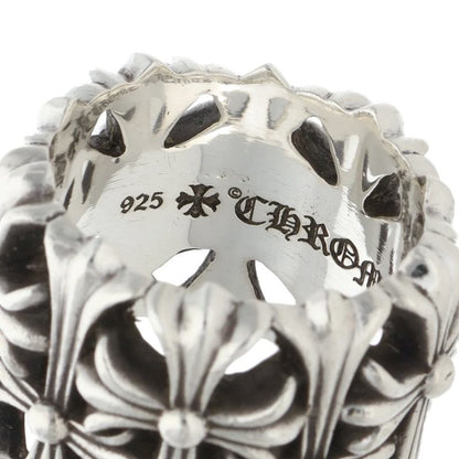 Chrome Hearts Cemetery Cross Silver Ring Size ONE SIZE