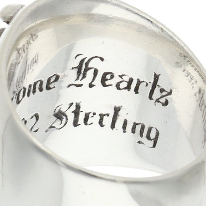 Chrome Hearts Keeper Sterling Silver Ring Size ONE SIZE
