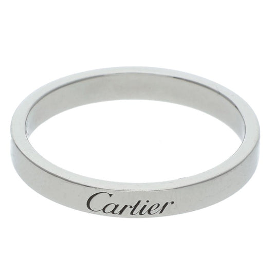 Cartier C de Cartier Platinum Ring Size 61