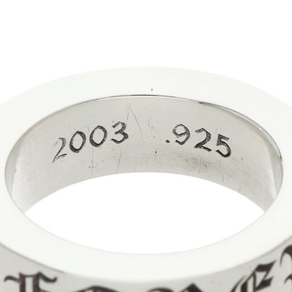 Chrome Hearts 6mm Spacer Forever Silver Ring Size US 4