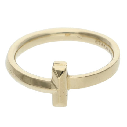 TIFFANY&Co. T One 18K Yellow Gold Ring Size ONE SIZE