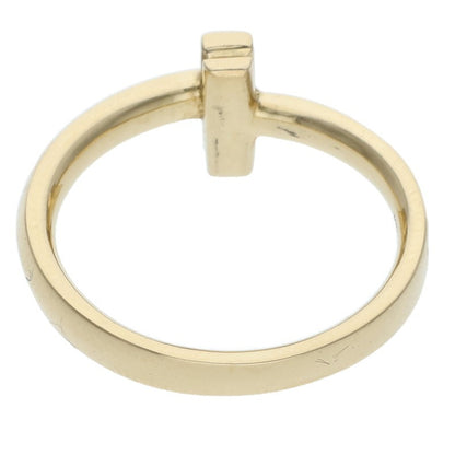 TIFFANY&Co. T One 18K Yellow Gold Ring Size ONE SIZE