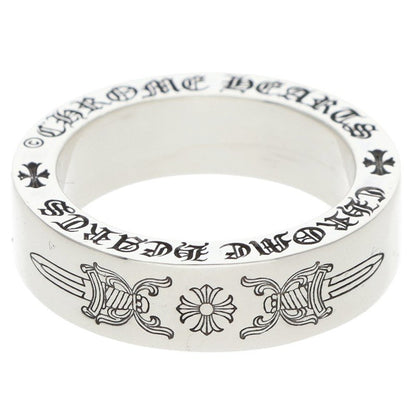 Chrome Hearts 6mm Spacer Dagger Silver Ring Size ONE SIZE