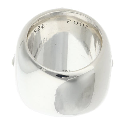 Chrome Hearts CLASSIC OVAL Cross Silver Ring Size US 8