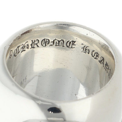 Chrome Hearts CLASSIC OVAL Cross Silver Ring Size US 8
