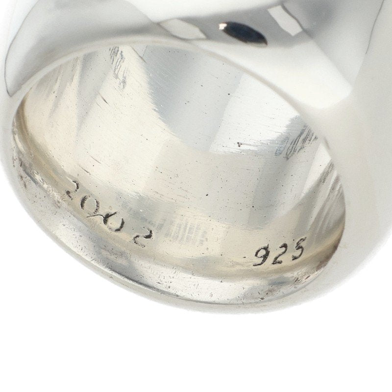 Chrome Hearts CLASSIC OVAL Cross Silver Ring Size US 8