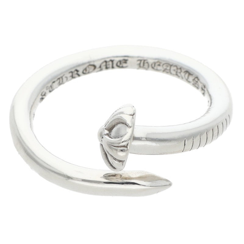 Chrome Hearts NAIL CRSBALL Silver Ring Size 21.5