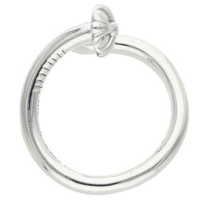 Chrome Hearts NAIL CRSBALL Silver Ring Size 21.5