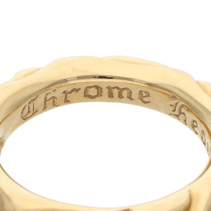 Chrome Hearts 22K Scroll Band Yellow Gold Ring Size ONE SIZE