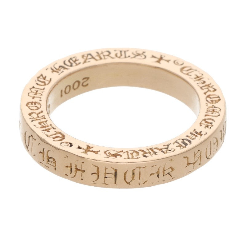 Chrome Hearts 22K 3mm Spacer FUCKYOU Gold Ring Size ONE SIZE