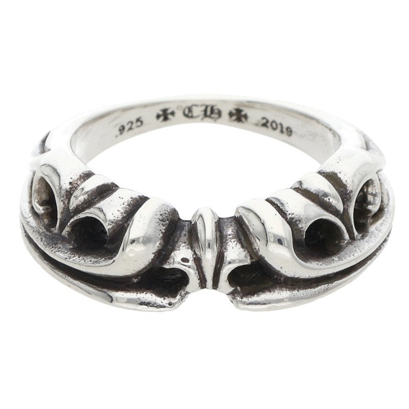 Chrome Hearts HALF K&T Silver Ring Size ONE SIZE