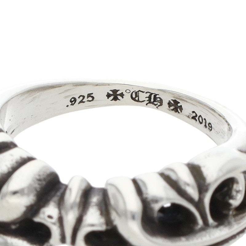 Chrome Hearts HALF K&T Silver Ring Size ONE SIZE