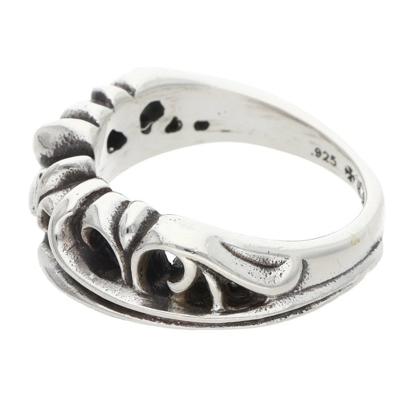 Chrome Hearts HALF K&T Silver Ring Size ONE SIZE