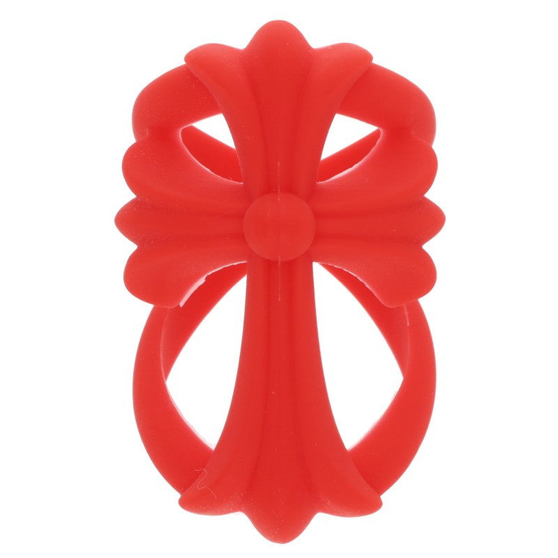 Chrome Hearts Infinity CH Cross Ring Red Size ONE SIZE