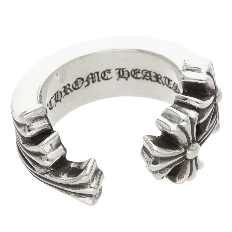 Chrome Hearts 3CH Cross Silver Ring Size 16.5