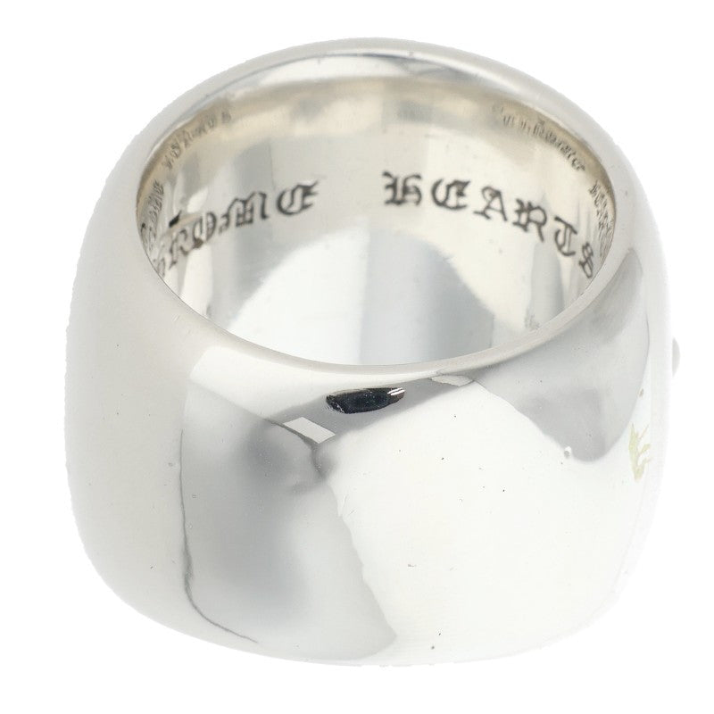 Chrome Hearts CLASSIC OVAL Cross Silver Ring Size ONE SIZE