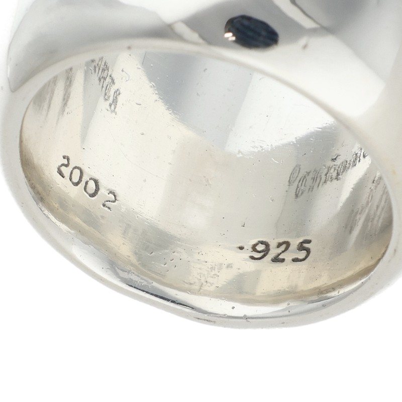 Chrome Hearts CLASSIC OVAL Cross Silver Ring Size ONE SIZE