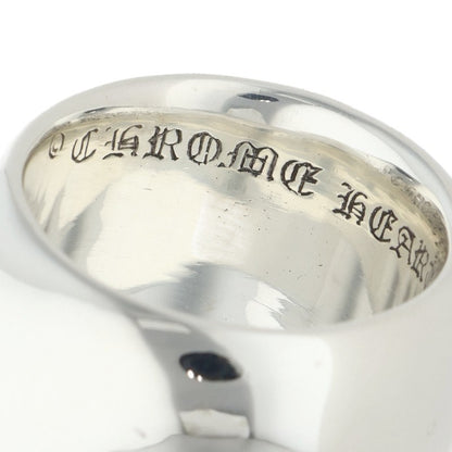 Chrome Hearts CLASSIC OVAL Cross Silver Ring Size ONE SIZE