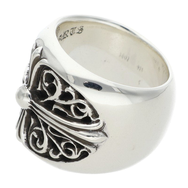 Chrome Hearts CLASSIC OVAL Cross Silver Ring Size ONE SIZE
